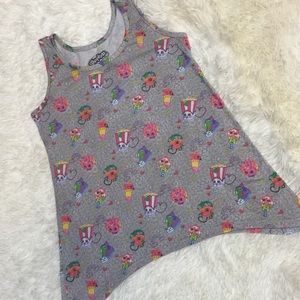 Shopkins tank top for girls. Size L(10/12)🌹